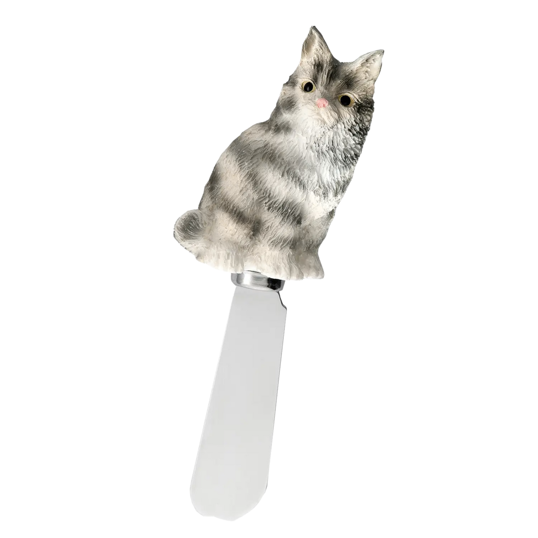 Maine Coon Cat Polyresin Cheese Spreader