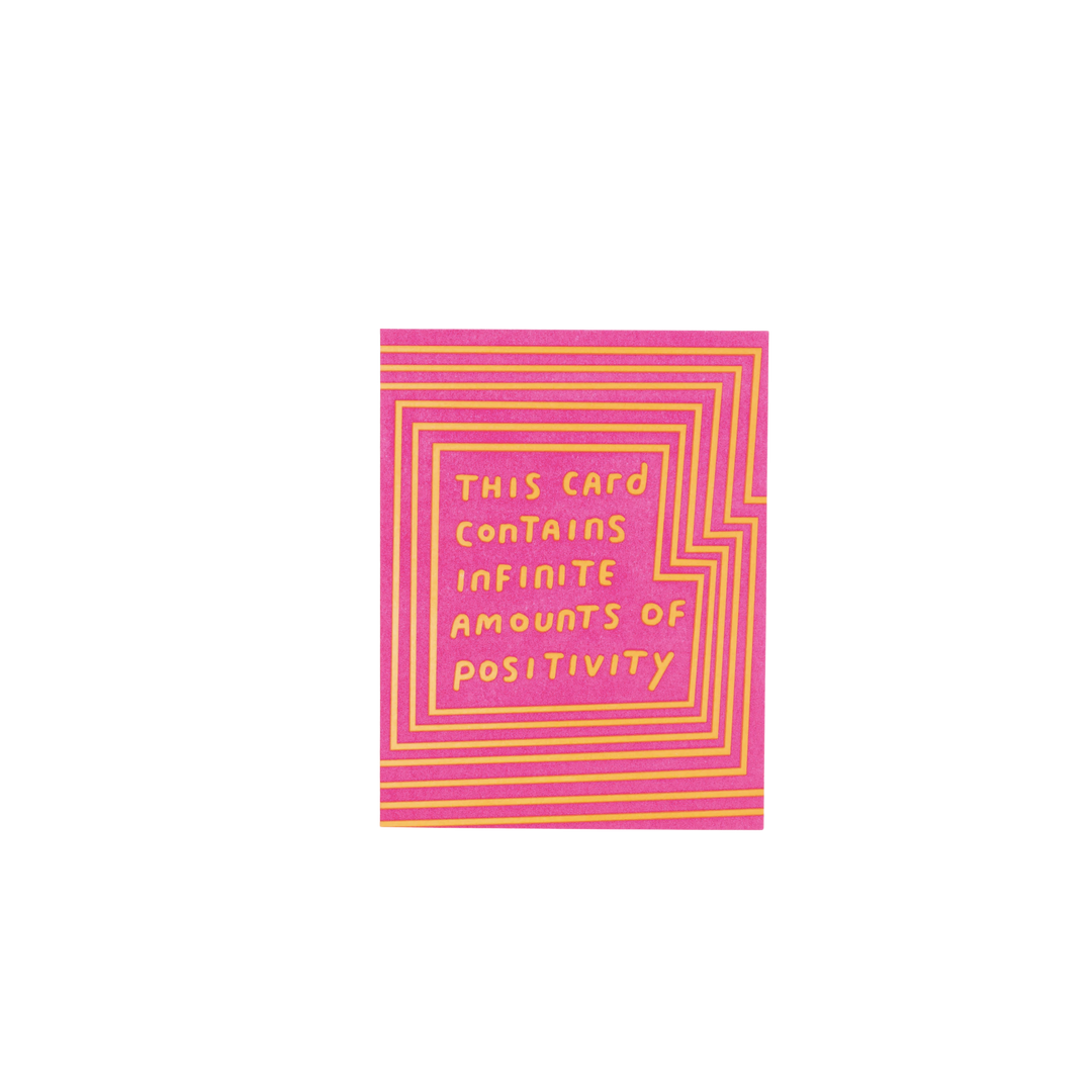 Infinite Positivity Card