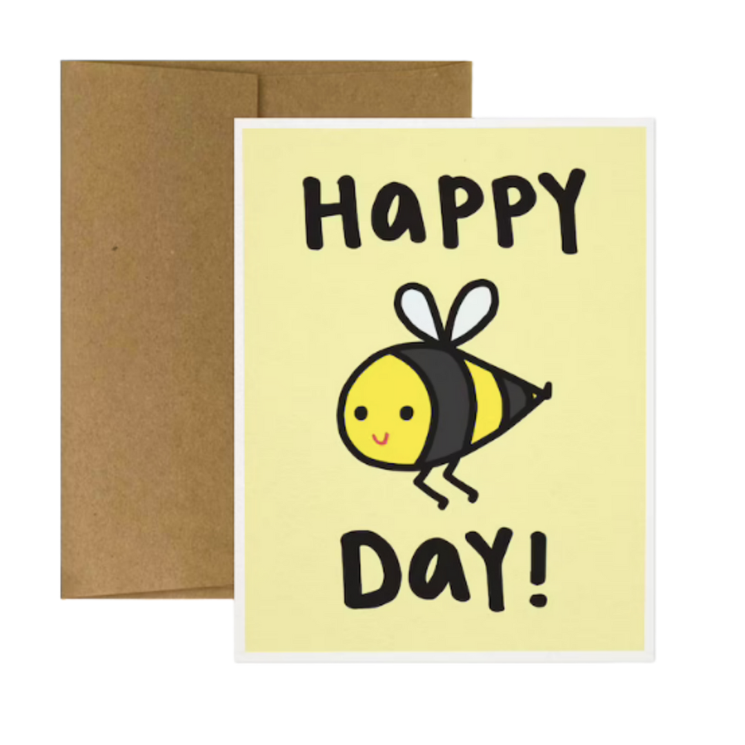 Happy Bee Day! Birthday Card