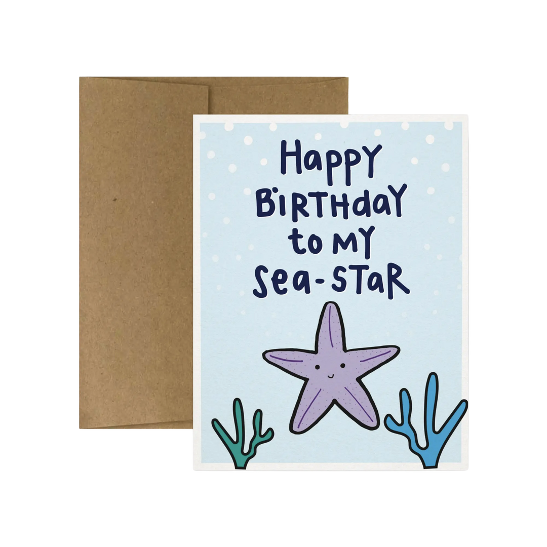 Happy Birthday to my Sea-Star Card