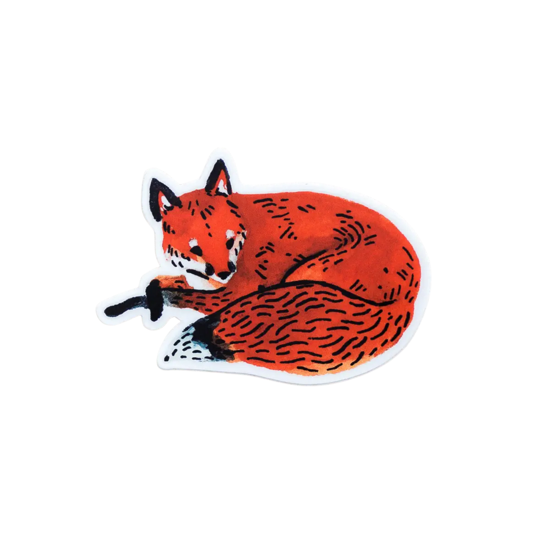 Fox Vinyl Sticker