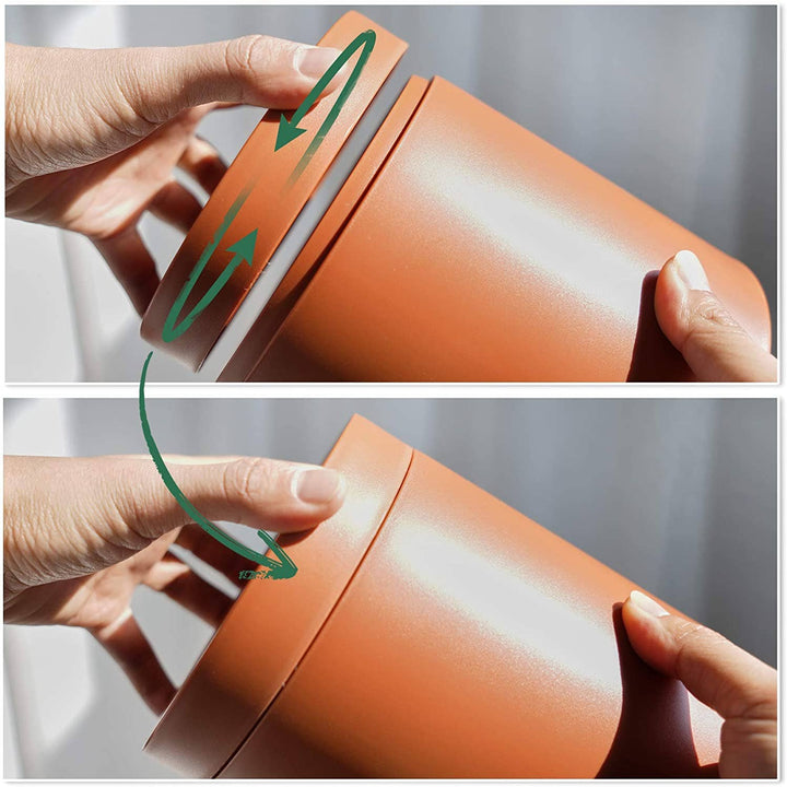Terracotta Plastic Pot with Saucer