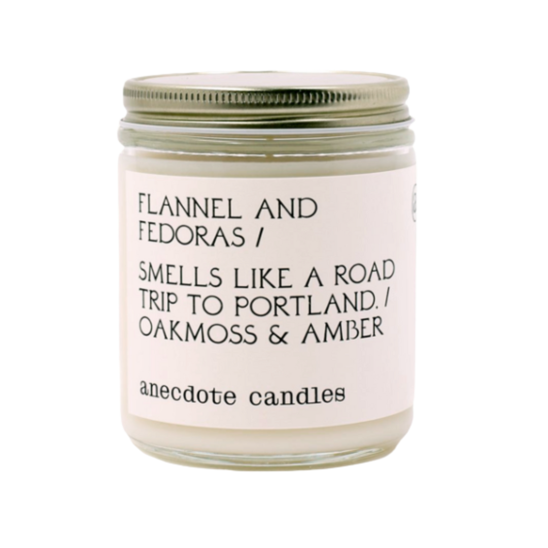 Flannel & Fedoras Candle