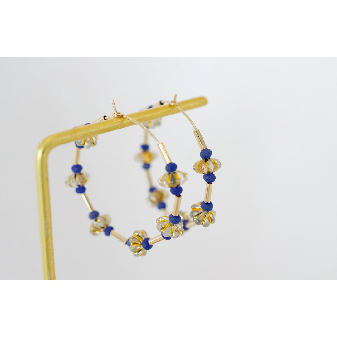 Ophelia Bead Hoops