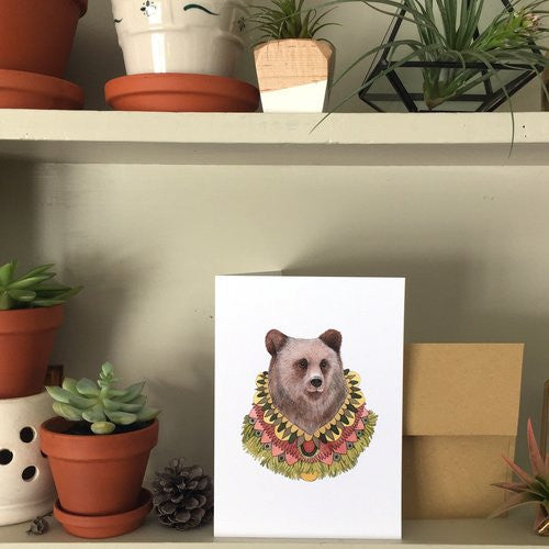 Collector: The Bear - Greeting Card