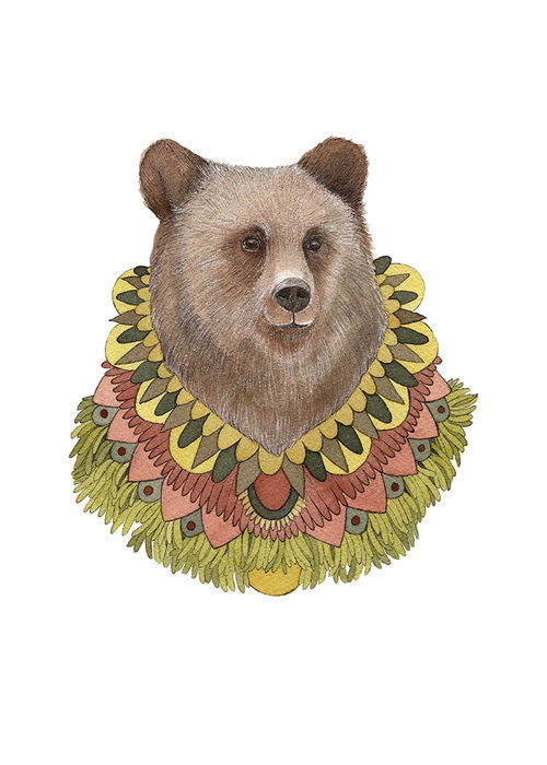Collector: The Bear - Greeting Card