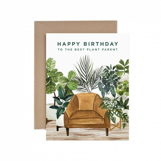 Happy Birthday Best Plant Parent Card