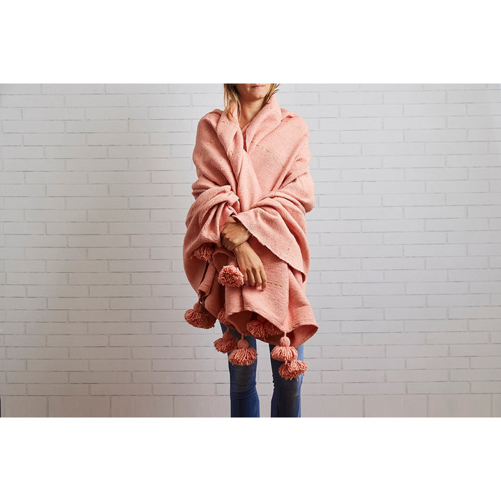 Pink Moroccan Blanket