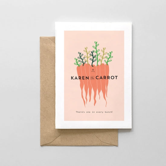 Karen the Carrot Card
