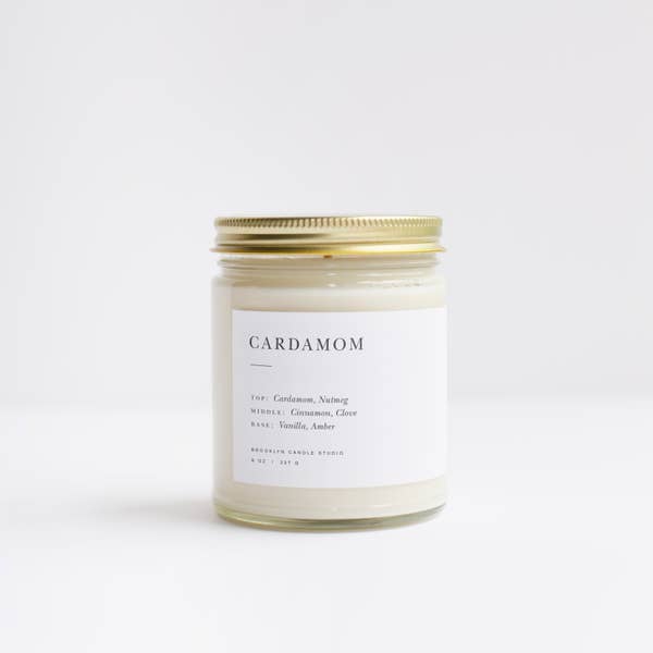 Cardamom Minimalist Candle 8oz