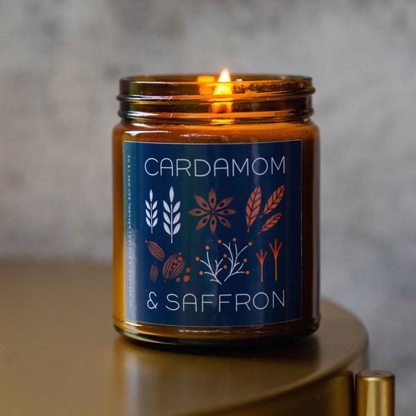Cardamom & Saffron Soy Candle