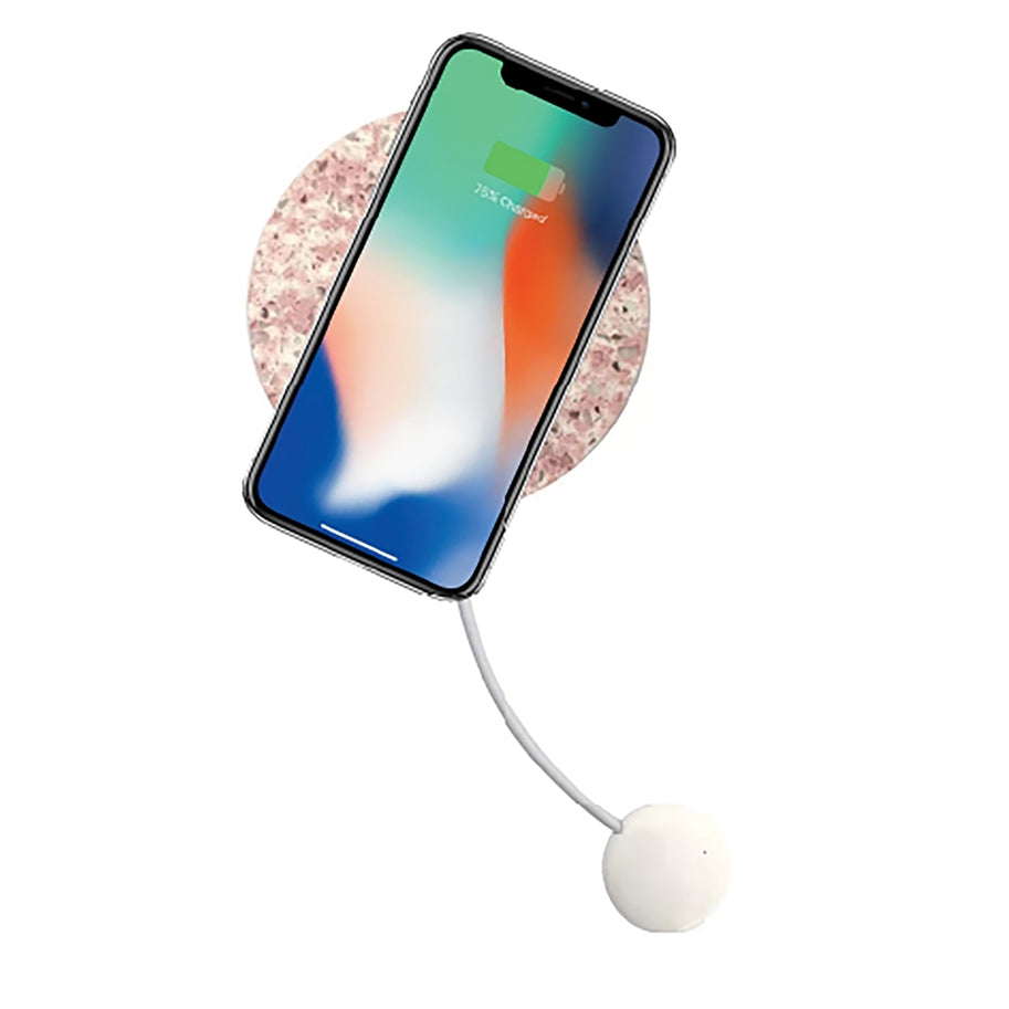 Pink Granite Wireless Charging Pad