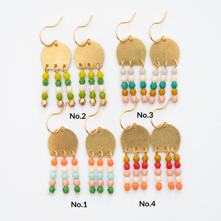Colorful Fringe Earrings