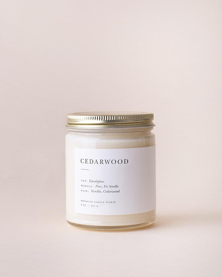 Cedarwood Minimalist Candle 8oz