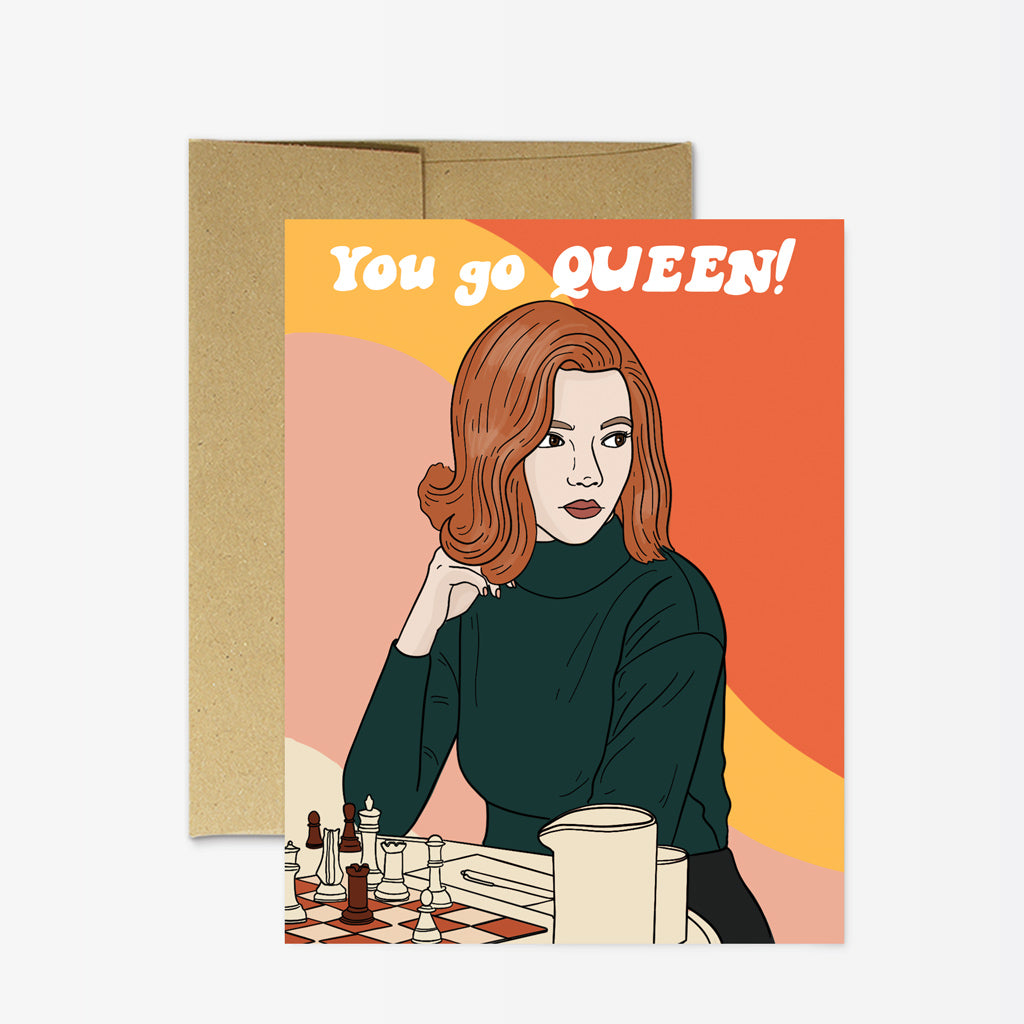 Chess Queen Greeting Card
