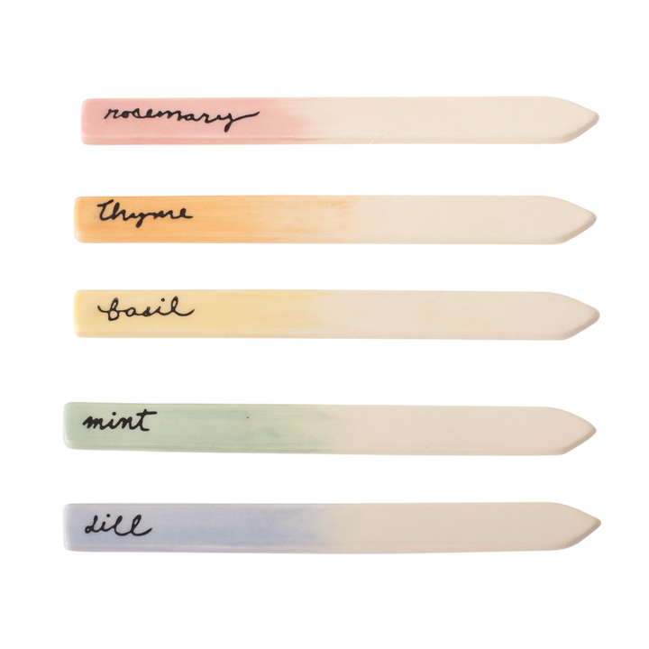 Watercolor Herb Markers