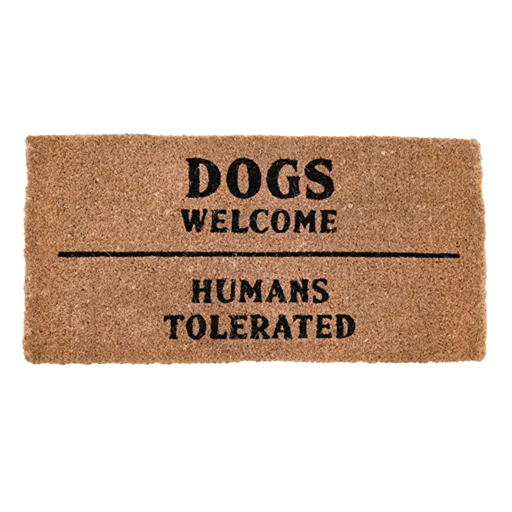 Dogs Welcome Coir Doormat
