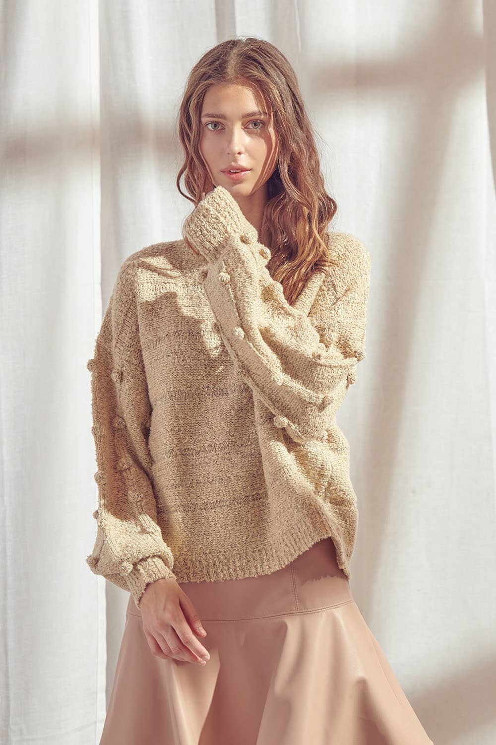 Pom Pom 3D Sweater