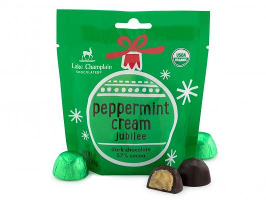 Peppermint Cream Dark Chocolate Jubilees