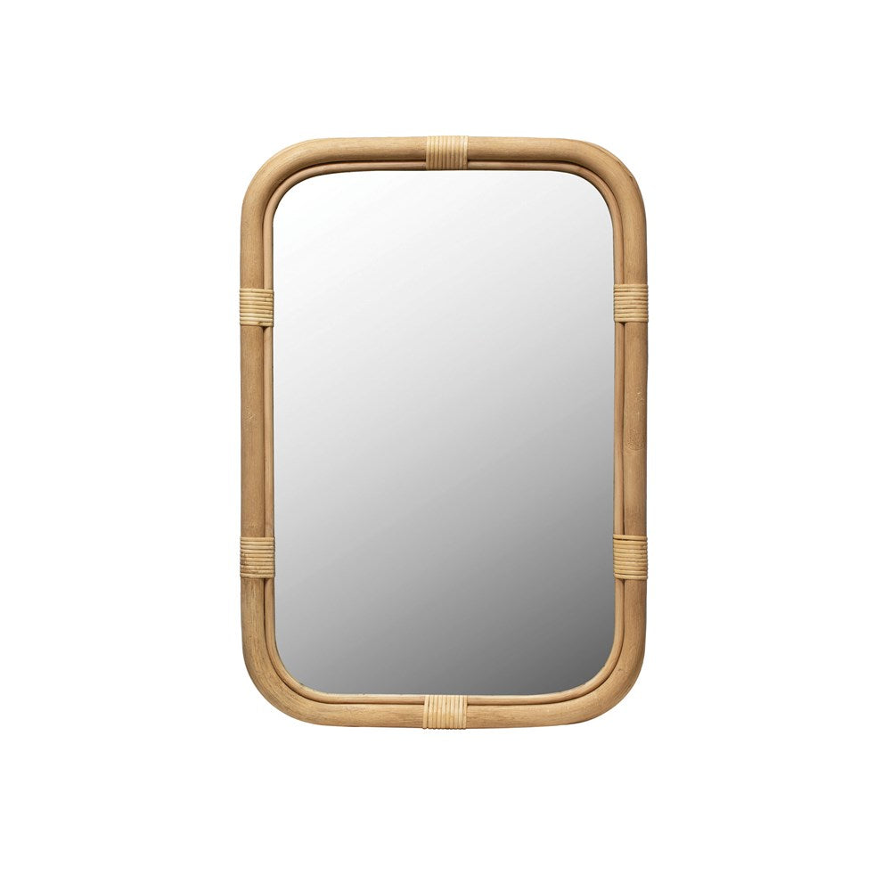 Rattan Framed Wall Mirror