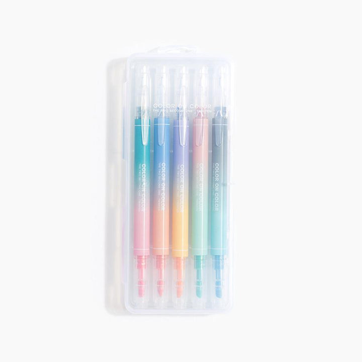 Five Pack Double Tip Markers