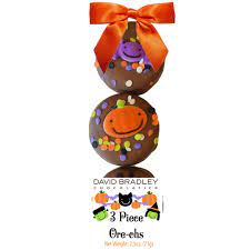 Three Piece Halloween Chocolate Covered Ore-Ohs