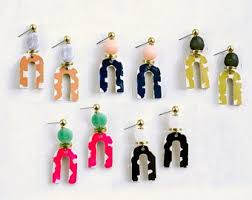 Colorful Modern Earrings