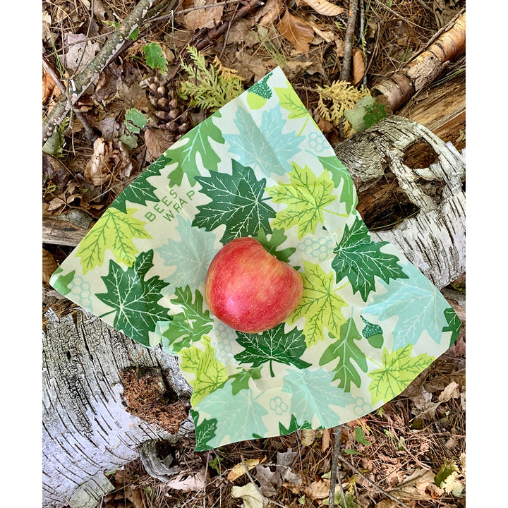 Set of 3 Assorted Wraps, in Forest Floor Print Bee's Wrap