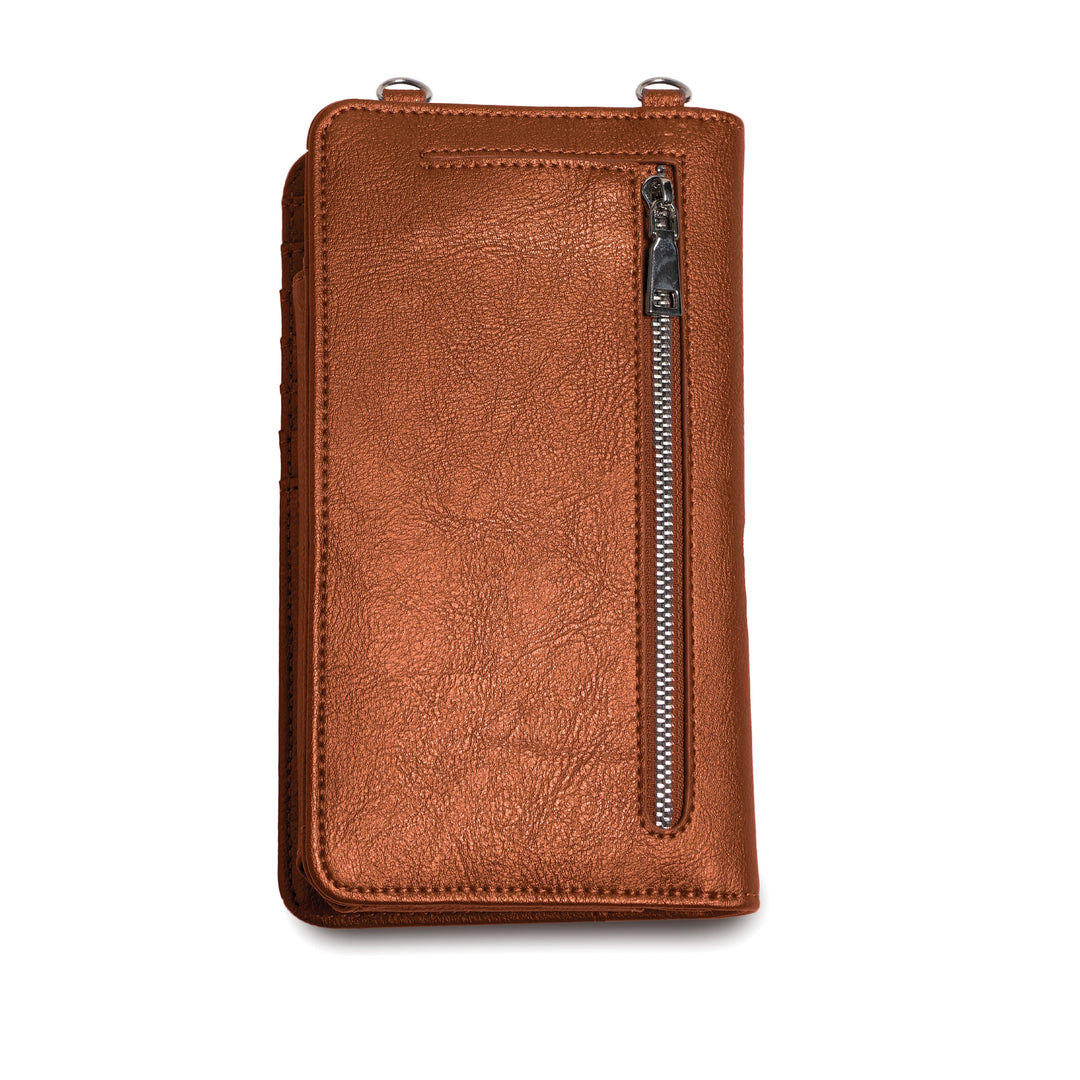 Convertible wallet - Cognac