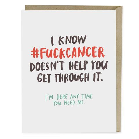 Fuck Cancer Greeting Card