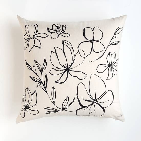 Wildflowers Organic Cotton Pillow