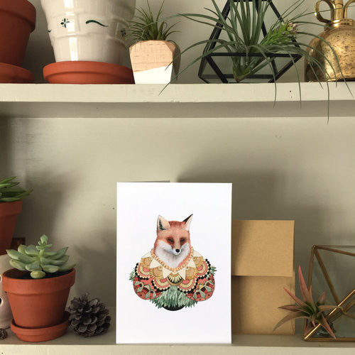 Collector: The Fox - Greeting Card
