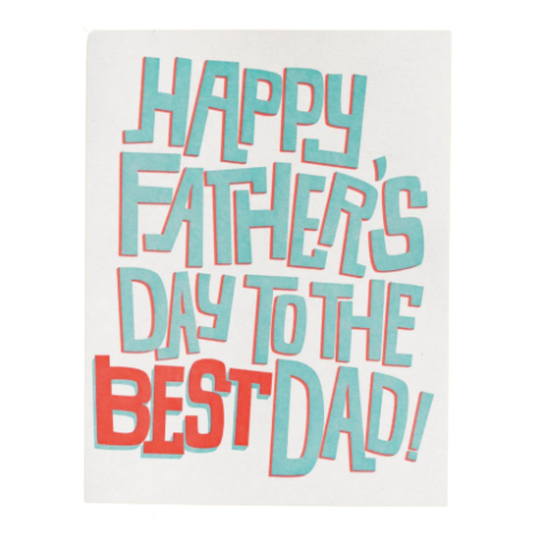 Best Dad - Fathers Day Card