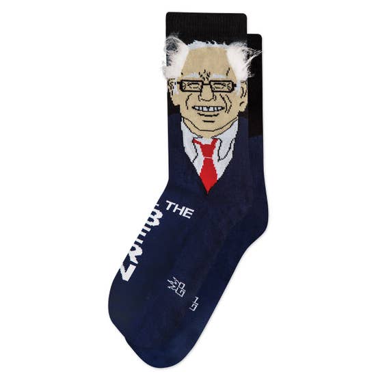 Bernie Sanders Hair Socks
