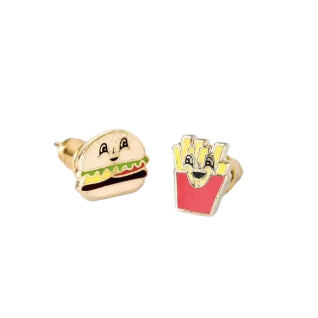 Burger & Fries Earrings