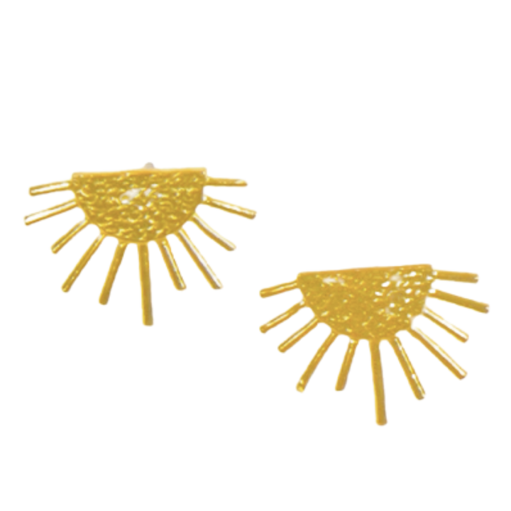 Sun Ray Post Earrings