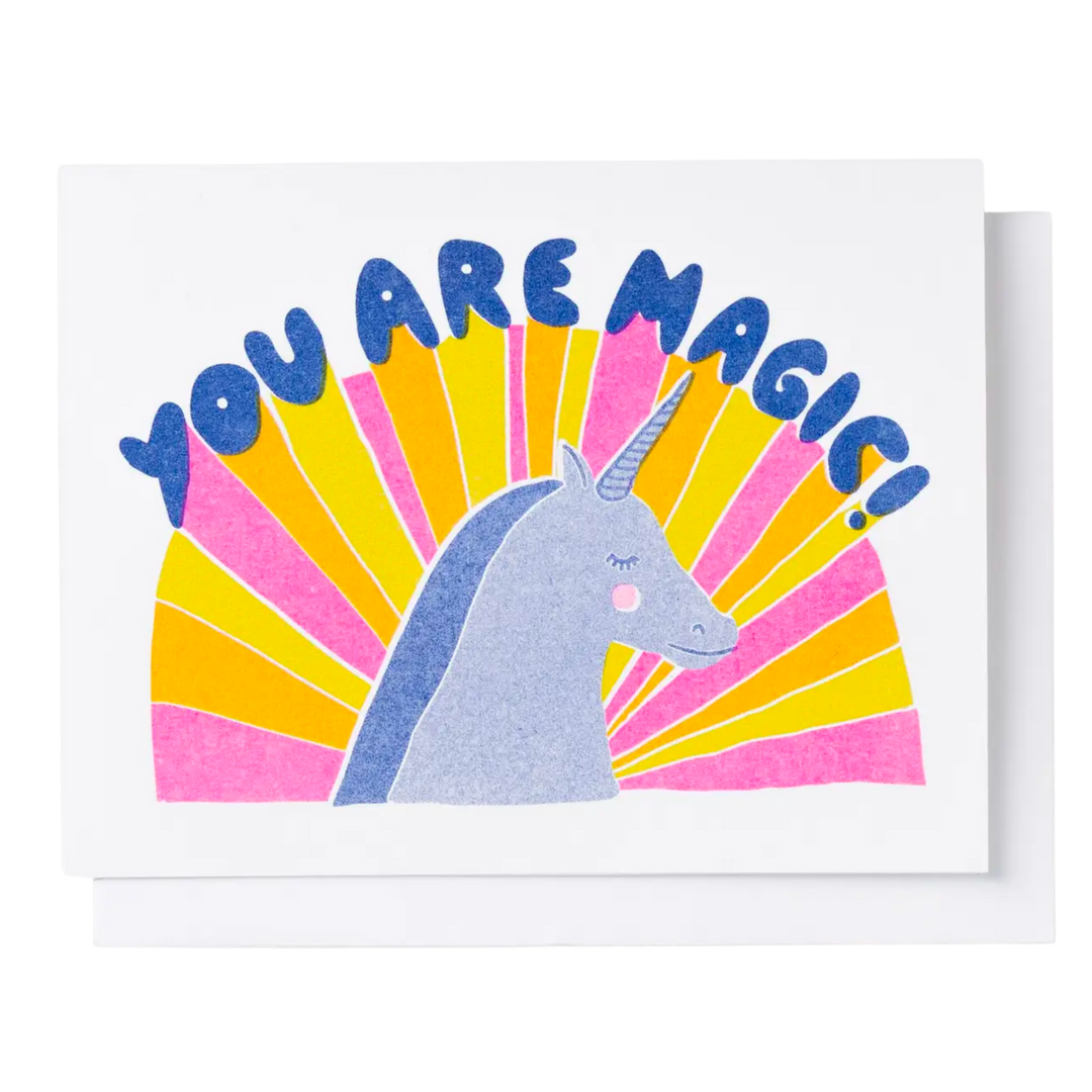 You Are Magic - Risograph Greeting Card