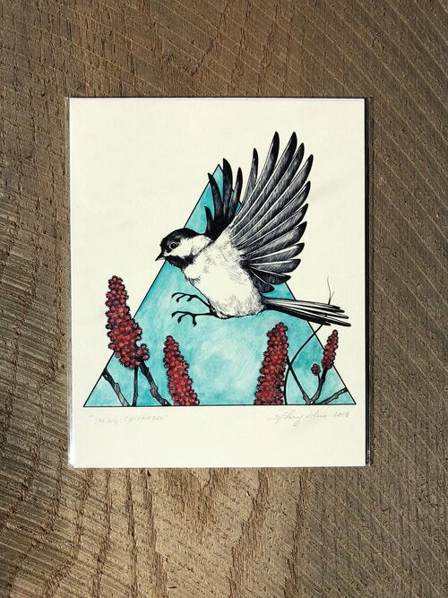 Chickadee Print