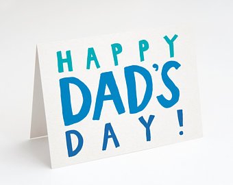 Happy Dad's Day! - Father's Day Card (horizontal)