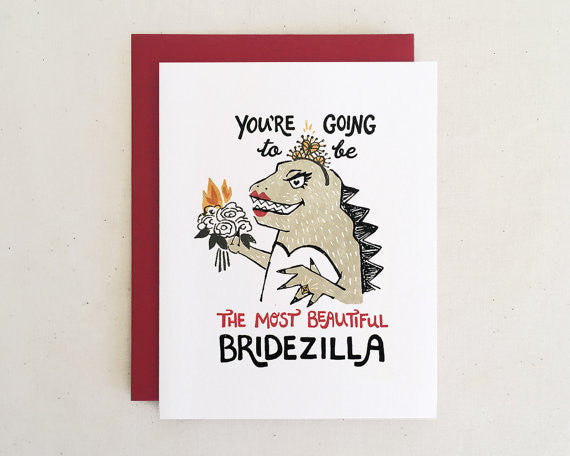 Beautiful Bridezilla Card