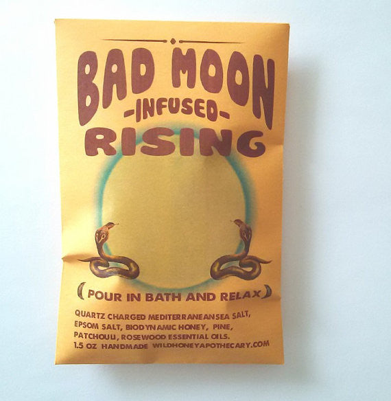 Bad Moon Rising Gem + Honey Infused Bath Salts