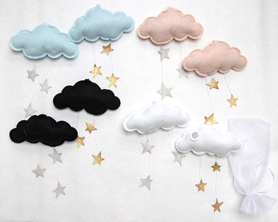 Starry Cloud Wall Hung Mobile