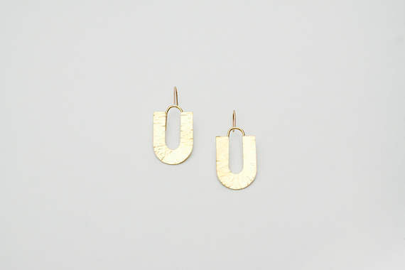 Leola Brass Earrings