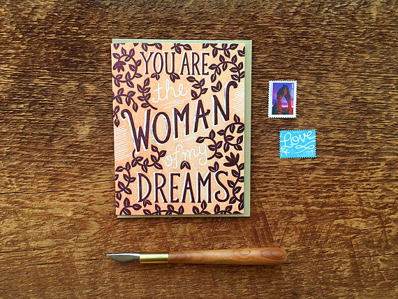 Woman of my Dreams Greeting Card