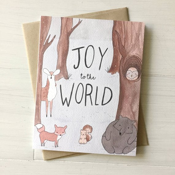 Joy to The World Greeting Card