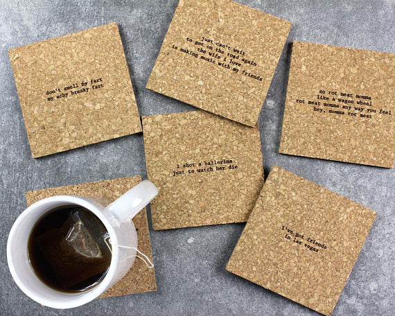 Mistaken Lyrics Country Coaster Set