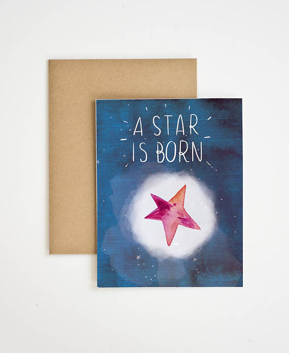 A Star is Born Card