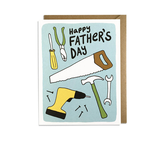 Happy Father's Day-Tools Greeting Card