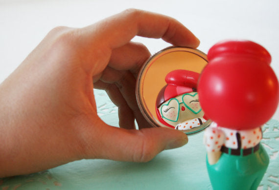 Be Your Own Kind of Beautiful Pocket Mirror