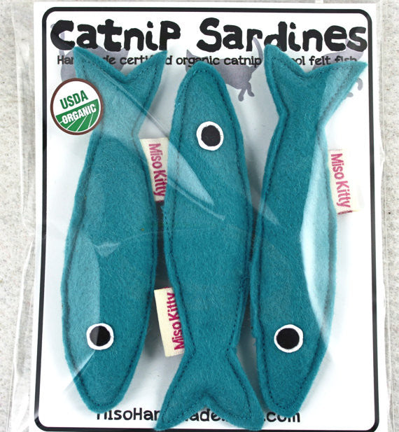 Catnip Cat Toy - Sardines